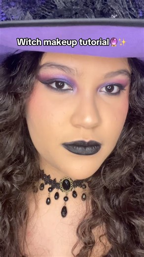 Witch makeup tutorial 🔮✨ #makeuptutorial #halloween #witch #halloweenmakeup #halloweencostume