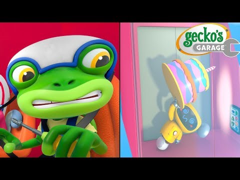 Trapped with the Cake! 🍰😱 | Gecko's Garage 🚚 | Cartoons For Kids | Toddler Fun Learning