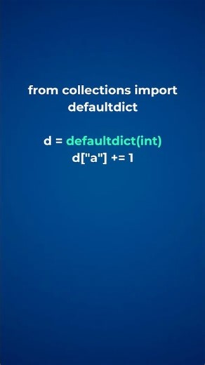 This Python mistake breaks countersAvoid KeyError when counting in Python using defaultdict. #python