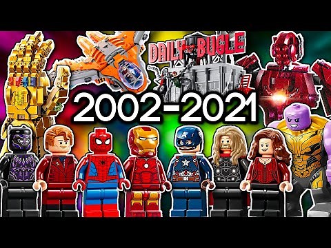 Every LEGO Marvel Superheroes Set EVER MADE 2002-2021