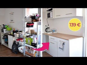 CUISINE MAKEOVER | J'INSTALLE MA CUISINE DE 139 EUROS | ESTHER ANGORA