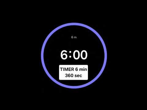 6 Minute Timer (360 Seconds) | Stay Focused & Make Every Second Count #timer#6minutetimer#360seconds