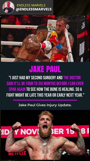 Jake Paul Gives Injury Update 🔥 #boxing