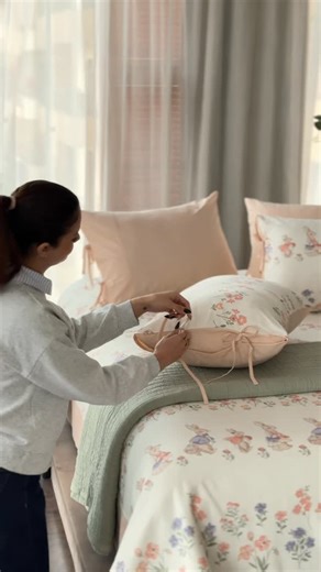 grand style on Instagram: "Where comfort feels effortless. Pure cotton sheets in soft, calming tones. #GrandStyleEgypt #QuietLuxury #PureCotton #HomeStyle"