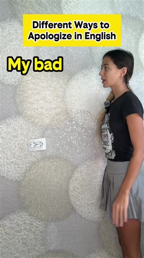 Different ways of saying sorry #EnglishTutor #NativeSpeaker #English #StudyEnglish #LanguageEnglish