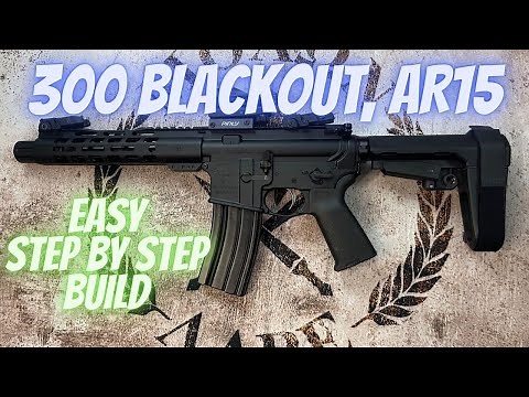 Easy step by step 300 Blackout pistol build, parts and tools list. Best AR15 build, 300AAC build.