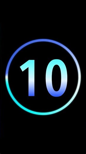 ⏱️ 10 Second Countdown Timer | Clock Ticking Sound & Alarm