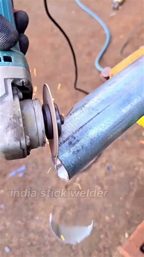 creative cutting technique #welding #welder #welders #indiastickwelder