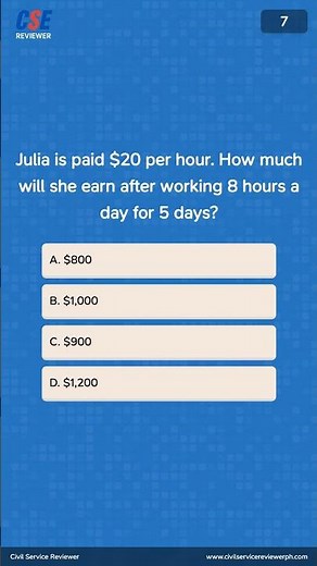 Civil Service Exam 2026 - Numerical Ability Challenge | Math Skills Test