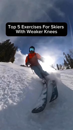💪🏼 These are 5 exercises that skiers with weaker knees can start with 🏁 The goal is to build the knees to tolerate more strenuous exercises like plyometric jumping and hopping! 📈 I’d recommend working through the full range of motion and doing these in high set/reps (20 ) to build endurance and tolerance to loading! 🙋🏻‍♂️ Want to connect with other skies facing similar challenges as you? Join Legaski Club Free and also get: ✅ Ski-specific workouts ✅ Tools to prevent injury ✅ Tools to ski s