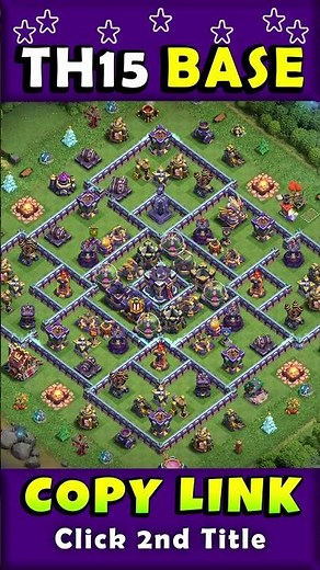NEW BEST Town Hall 15 War Base + Link 2026 | TH15 CWL BASE | Clash of Clans TH15 BASE Link