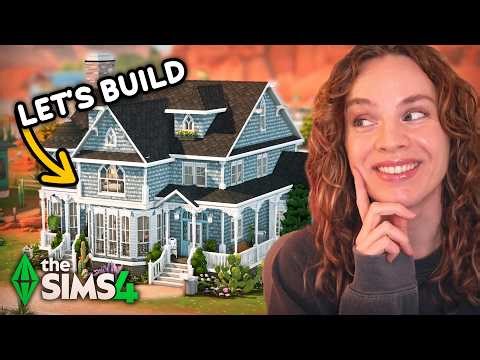 I built an entire Victorian home inspired by the STAIRCASE UPDATE in The Sims 4