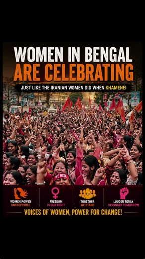 💥 हजारों आवाजें, एक संदेश — शक्ति, स्वतंत्रता और बदलाव!🇮🇳 महिलाओं की भागीदारी अब हर आंदोलन और बदलाव