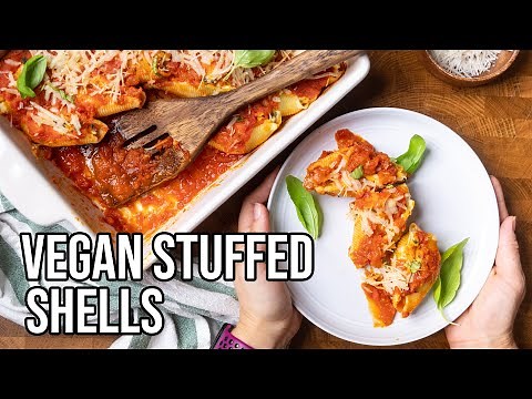 Easy Vegan Stuffed Shells | Vegan Meal Prep
