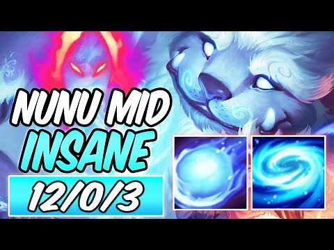 AP NUNU MID FULL MOVEMENT SPEED DARK HARVEST CARRY | Build & Runes | League of Legends