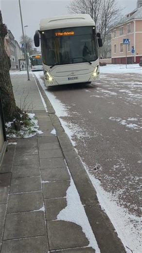 Aland Bus South Loop driving in the snow