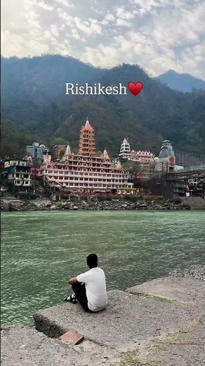 Rishikesh ka sukoon 🤗#meditation #innerpeace #rishikesh #nobatidao #ganga #try #travel
