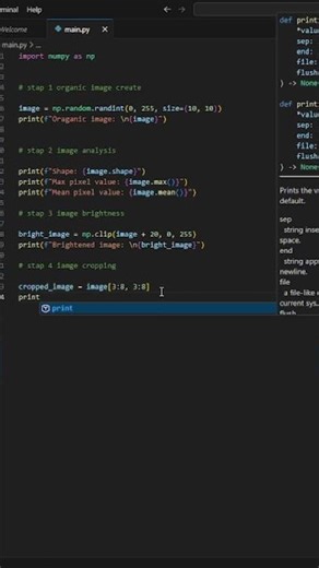 Image processing with Python | project with NumPy