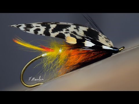 Fly tying the October Bright from Marty Howard and Dec Hogan book „Steelhead fly tying „