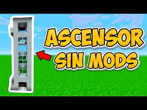 como hacer un ascensor en minecraft