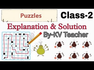 Puzzles / Class-2 Maths New NCERT Chapter-10 Explanation and Solution By-KV Teacher Math Mela
