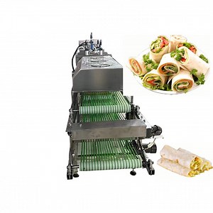 [Hot Item] Handmade-Like Big Crepe Tortilla Pancake Maker Spring Roll Flatbread Roti Making Machine