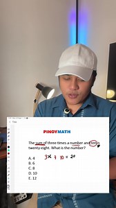 MATH WORD PROBLEM #pinoymath | PINOYMATH-Channel