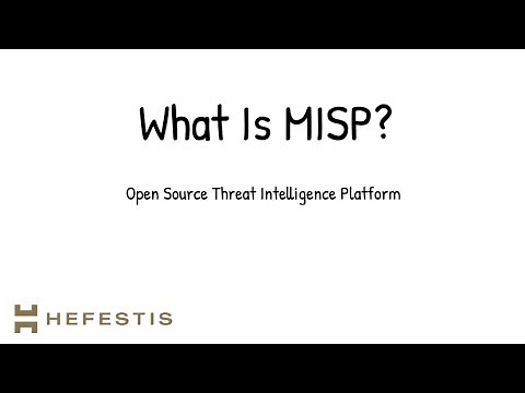 What is MISP? | Non-technical overview of the MISP threat intelligence platform