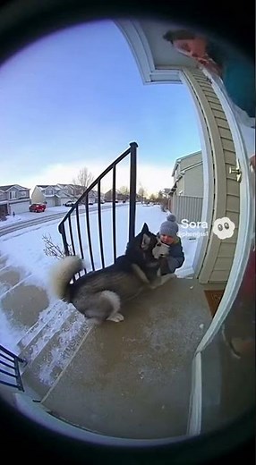 Heroic Dog Rescues Baby from Danger