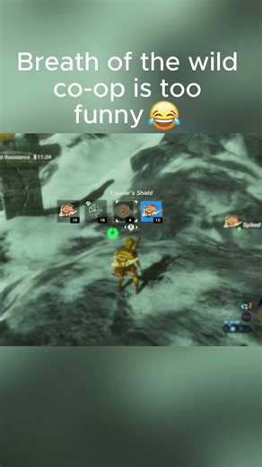 its hard not to be a menace in botw co-op... #shorts #thelegendofzelda #botw #moddedzelda #zeldacoop