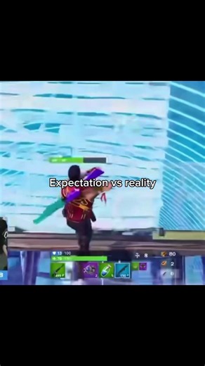 Expectation vs reality… #shortsfeed #viral #fortnite #gaming #funny