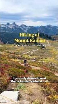 Hiking at Mount Rainier: the one trail everyone should do 🥾