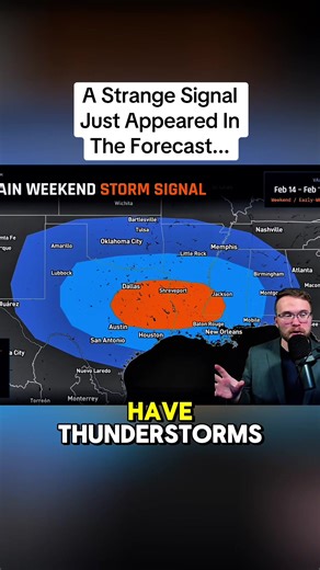A Strange Signal Just Appeared In The Forecast... #todayweather #winter #snow #severeweather #weather