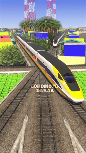 INSANE! Multiple Fast Trains Cross Extreme Tracks.. Some Suddenly Fall from the Sky! #train