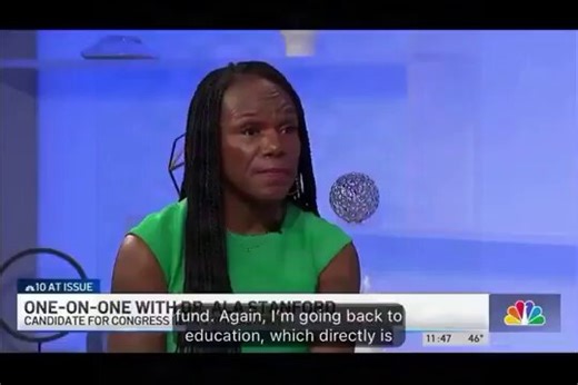 WATCH this congressional candidate in PA, Dr. Ala Stanford, totally freeze up when questioned about who should be in charge of immigration enforcement. STANFORD: ”Who do I think should be in charge of enforcing immigration laws?……………..” NBC HOST: “We need to continue.” The leftist media does nothing but run interference for Democrats. REPOST for exposure!#thinblueline #Lawenforcement
