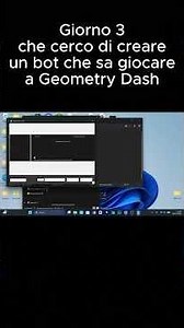 Giorno 3 che cerco di creare un bot che riesca a giocare a Geometry Dash