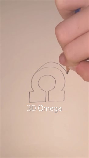 How to draw 3D omega