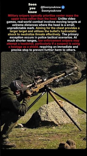 Why Snipers Don't Aim for the Head: The Reality of Combat