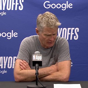 STEVE KERR: "The domino effect of Steph being out led to Trayce playing tonight, because we need the scoring... same thing with [Kuminga]. We had found a formula over the last couple months... but without Steph the formula completely goes out the window and we've got to figure out the next formula." | KNBR