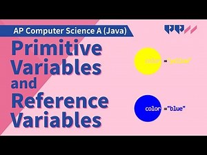 Classes and Objects: Primitive Variables and Reference Variables