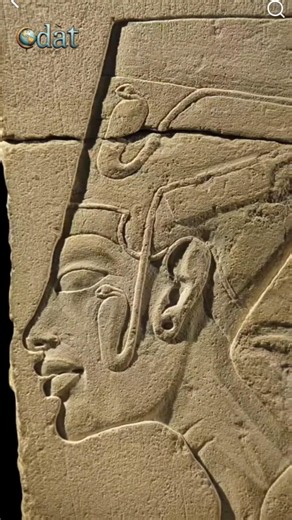 Relief Carving of Pharaoh Akhenaten #relief #mural #vignette #sculpture #Carving #akhenaten #ancient