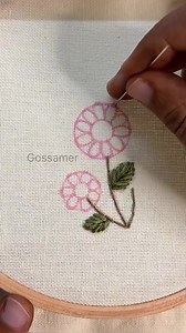 14K views · 155 reactions | Daisy Flower Embroidery.... 瑱淋 . . . ©Gossamer | দর্পণ - Dorpon | Facebook