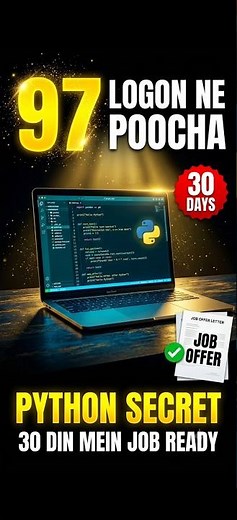 ChatGPT Se Python Coding Kaise Sikhe? — 30 Din Mein Job Ready
