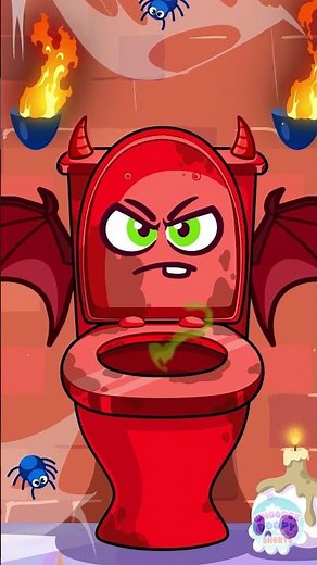 Potty Time Colors 🚽💚💗 Let’s Learn Bathroom Rules the Fun Way! #pottytraining #kids