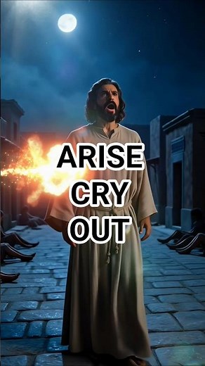 Cry out for the Lord! Pour out your heart like water ❤️ ✝️ Lamentations 2:19 #jeremiah #biblebytes