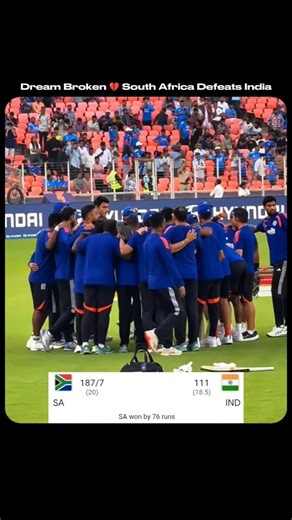South Africa Shocked India 💔 #trending #t20worldcup #indvssa