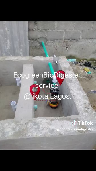 This was a new system structure Bio Digester sewage system .1 unit standard size and it was build for the workers at a construction site #landmark.