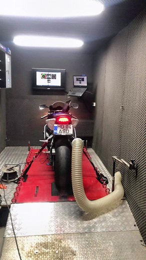 Sportbike Performance Testing on a Dynamometer