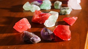 Watch Healing Crystals & Essential Oil Diffuser & Night Light with muti-color RGB on Amazon Live