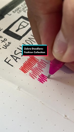 Zebra Doodlerz Gel Pens Review and Swatches